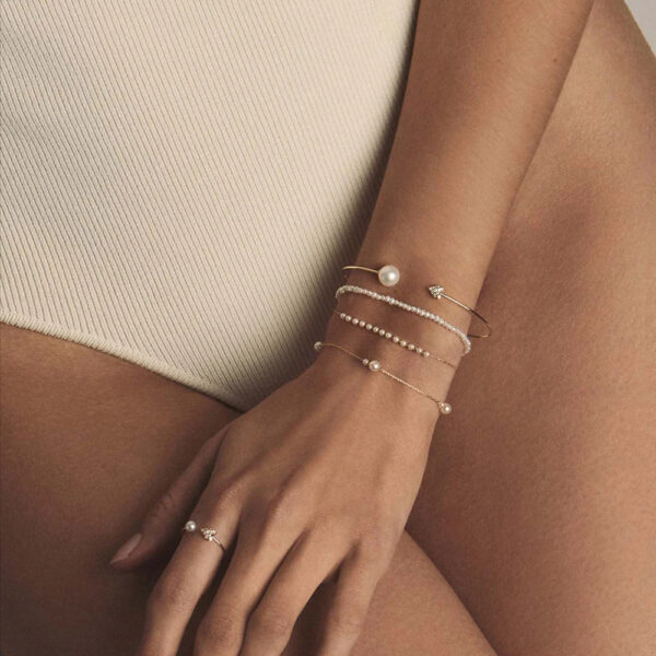 Minimalist Pearl Bead Choker Necklace for Women Fashion Jewelry 18K Gold Plated Stainless Steel Chain Necklaces Bracelets - Image 4